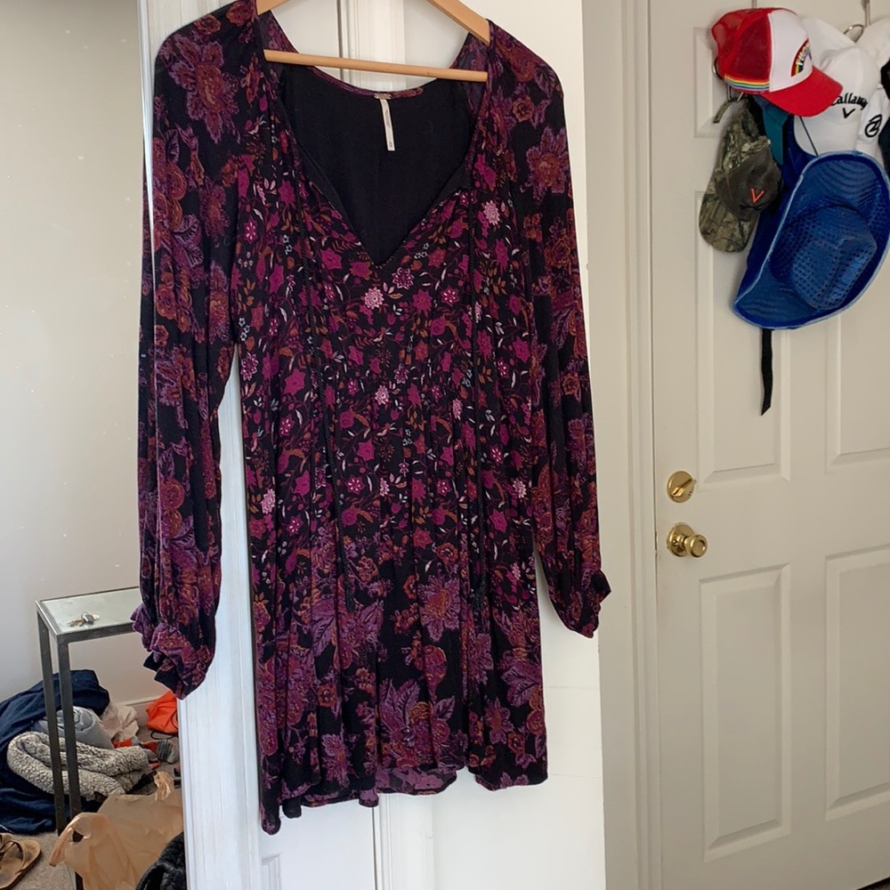 free people long sleeve dress